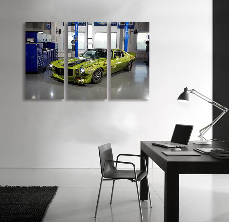 Framed 3 Panels - 70 Chevrolet Camaro