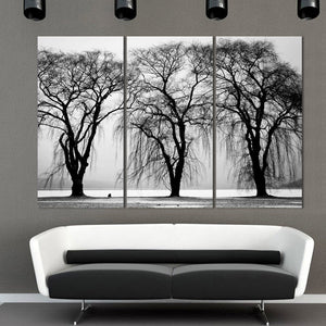 Framed 3 Panels  - Tree