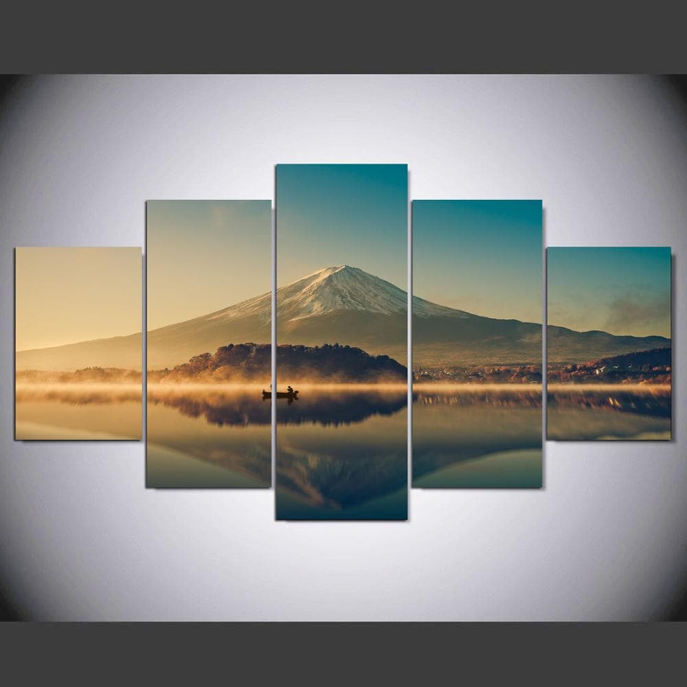 Framed 5 Panels - Landscape