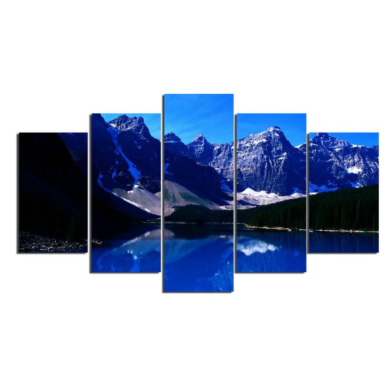 Framed 5 Panels - Landscape