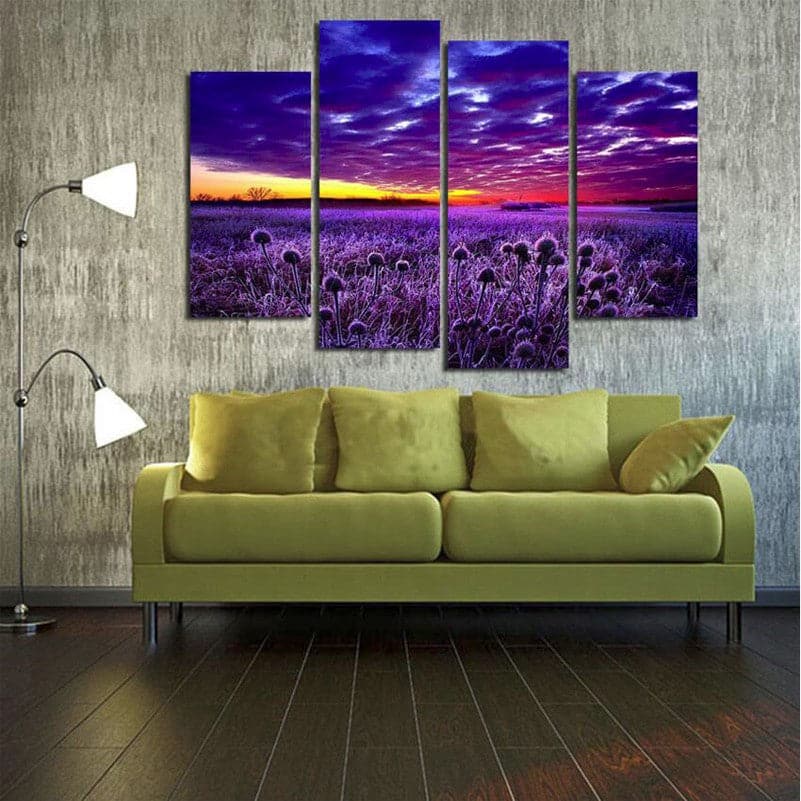 Framed 4 Panels - Landscape