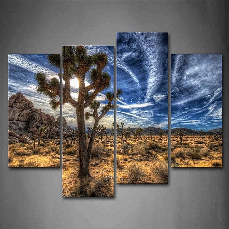 Framed 4 Panels - Landscape