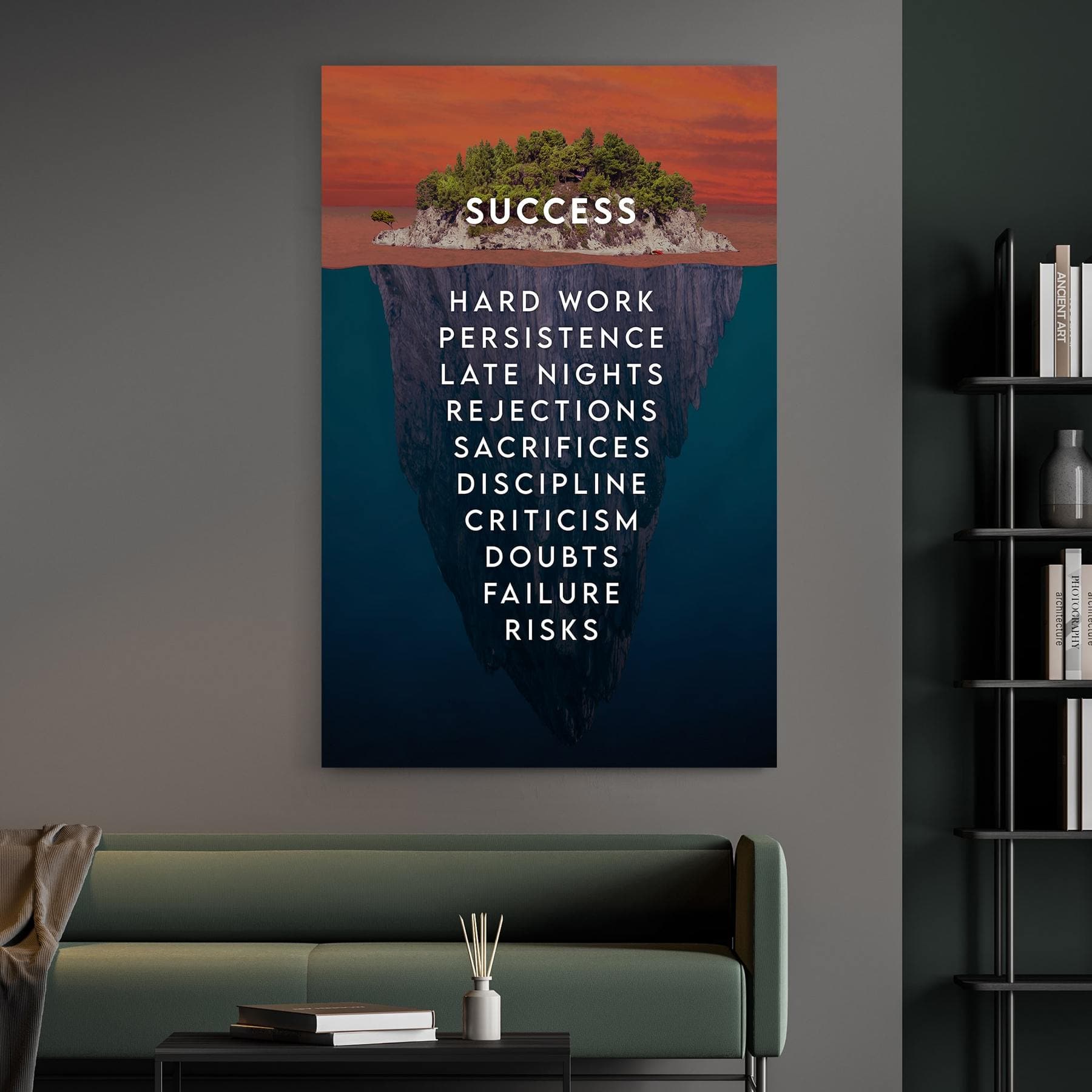 Framed 1 Panel - Success Rule