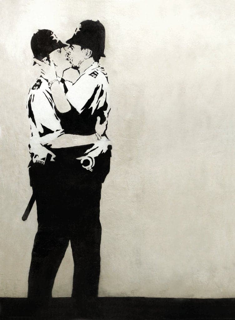 Framed 1 Panel - Banksy