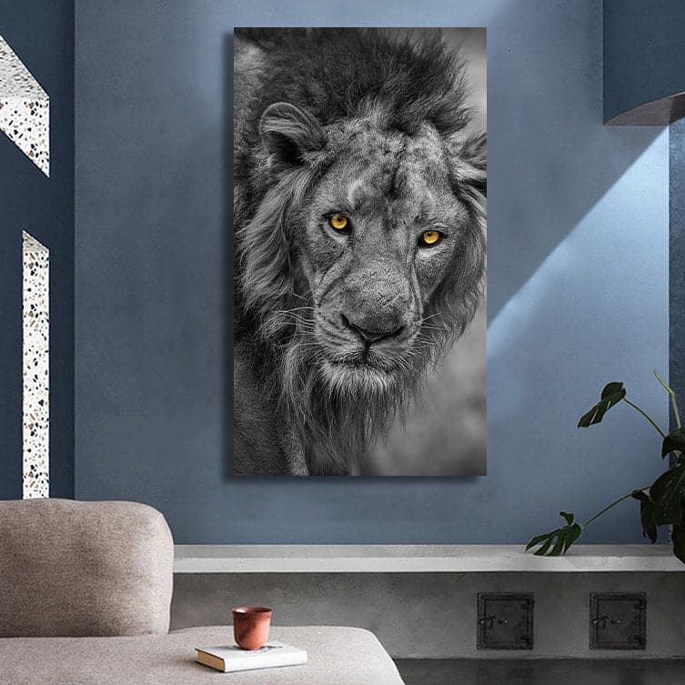 Framed 1 Panel - Lion