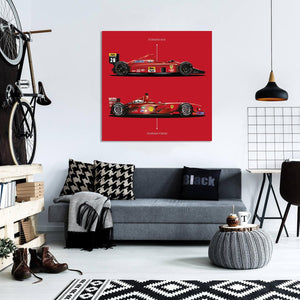 Framed 1 Panel - Ferrari Formula One