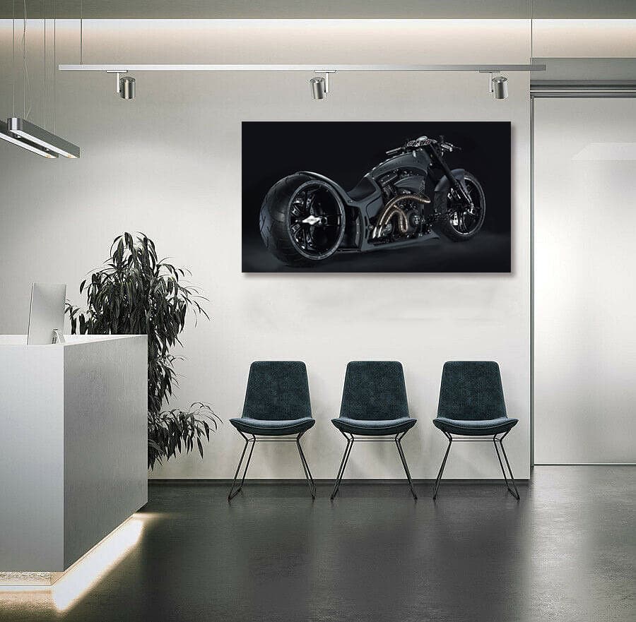 Framed 1 Panel - Hardcore Bike