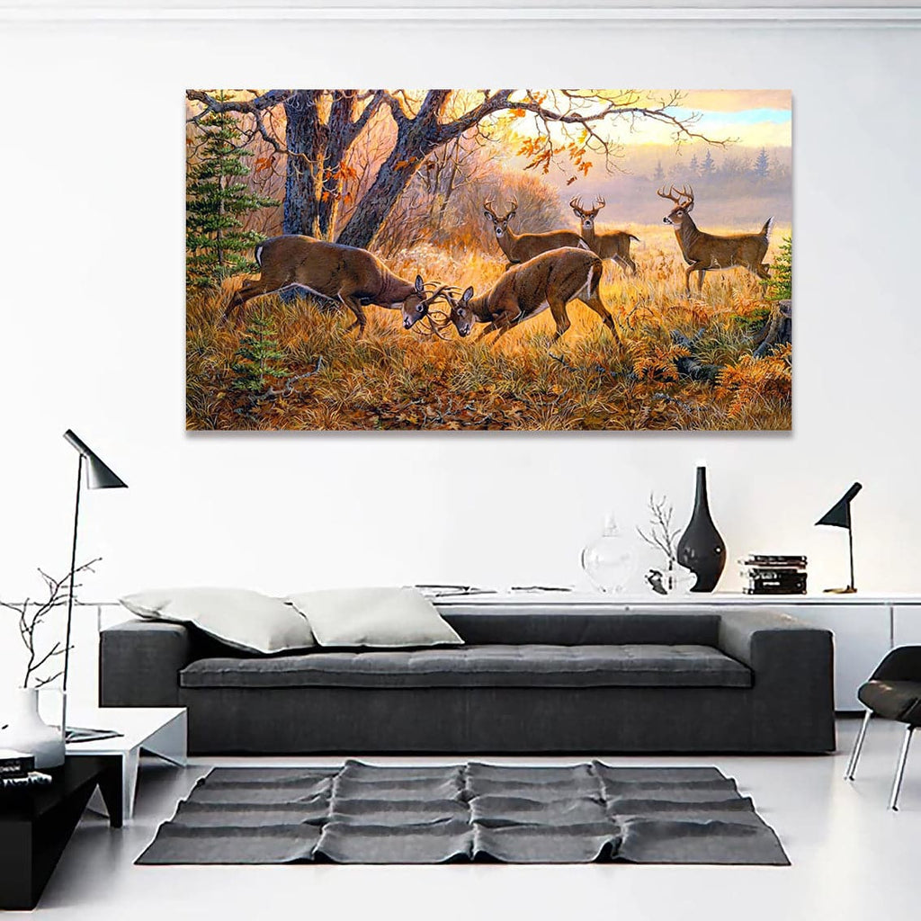 Framed 1 Panel - Deer