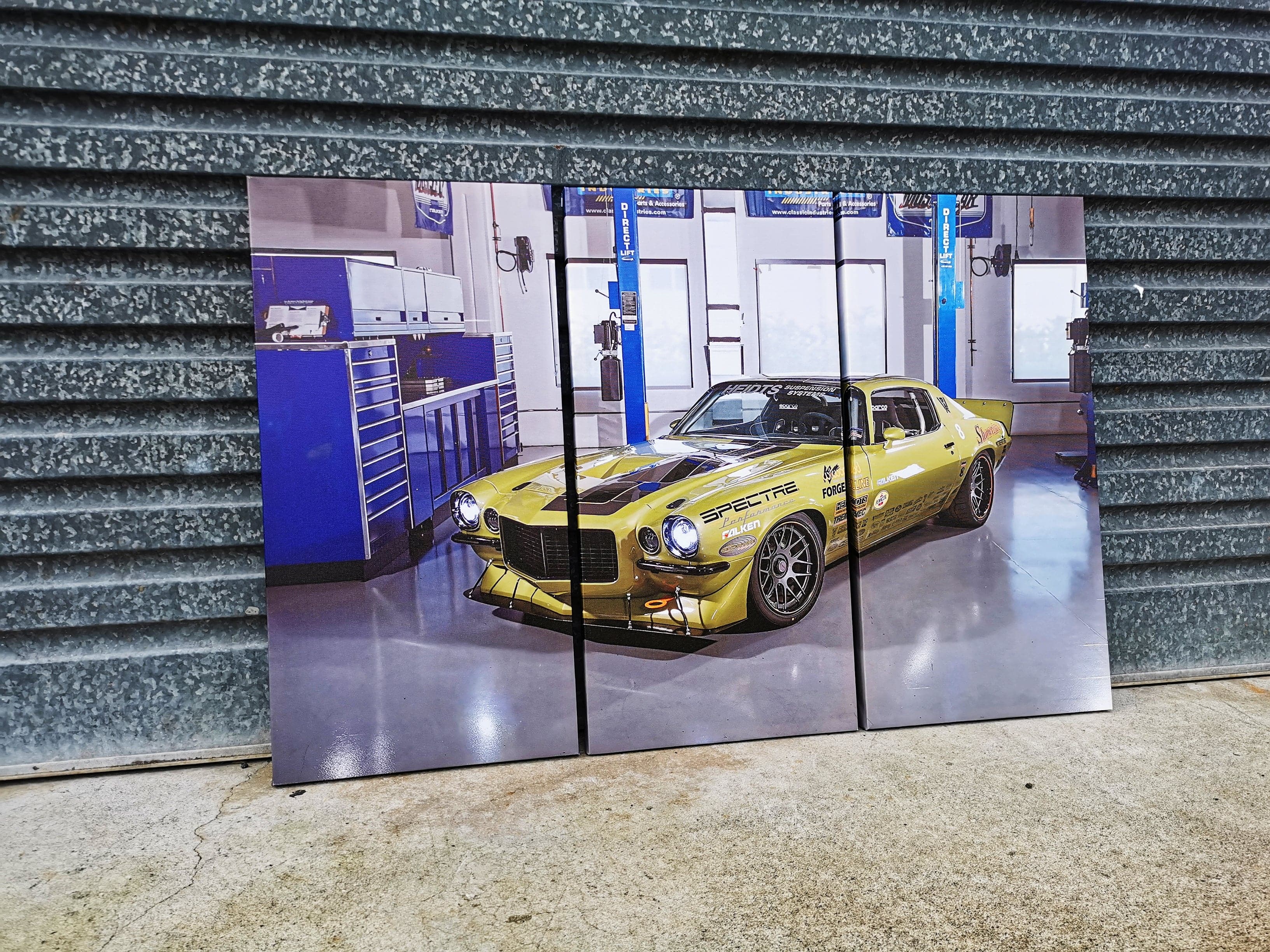 Framed 3 Panels - 70 Chevrolet Camaro